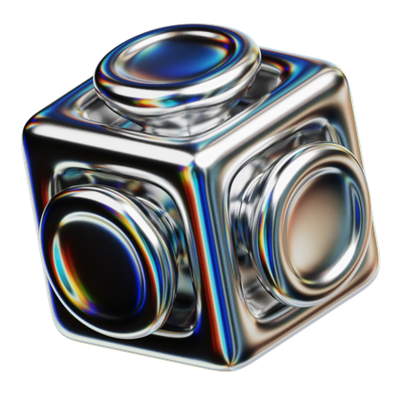 3 d cube  3D Icon