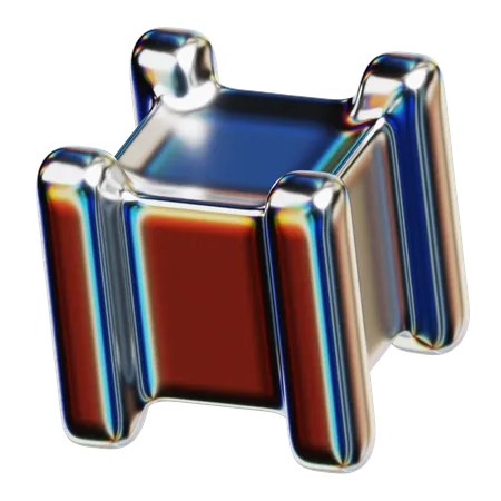 3 d cube  3D Icon