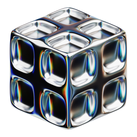 3 d cube  3D Icon