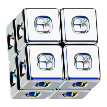 3 d cube  3D Icon