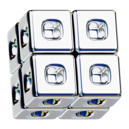 3 d cube  3D Icon