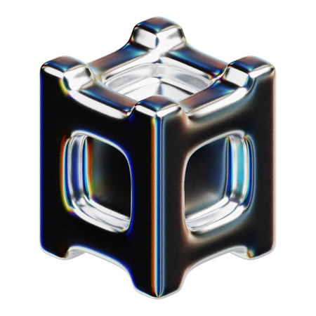 3 d cube  3D Icon