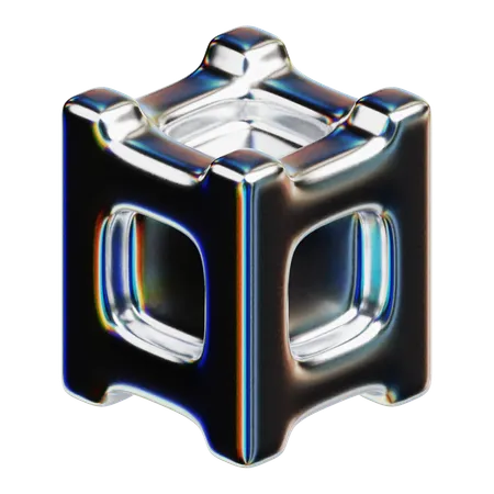 3 d cube  3D Icon