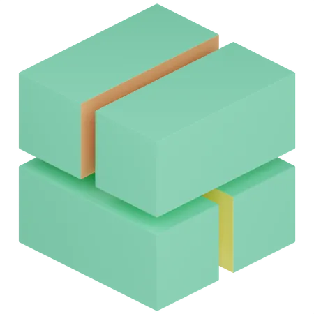 3 D Cube  3D Icon