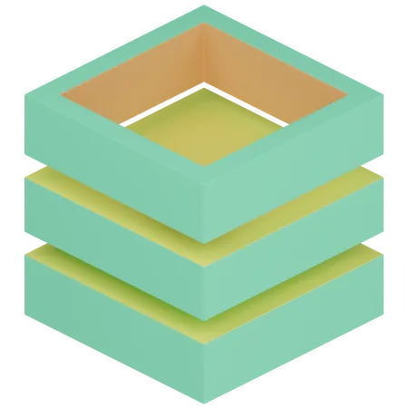 3 D Cube  3D Icon