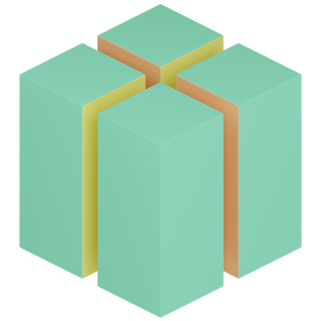 3 D Cube  3D Icon