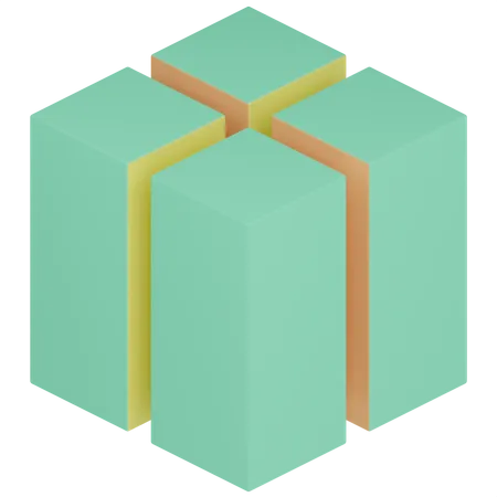 3 D Cube  3D Icon