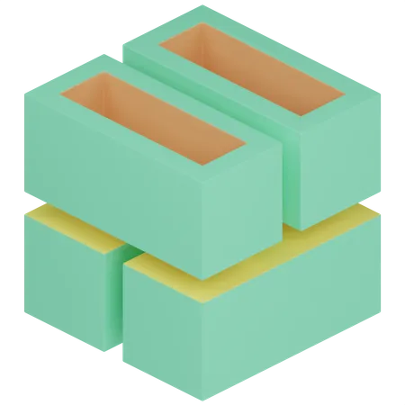 3 D Cube  3D Icon