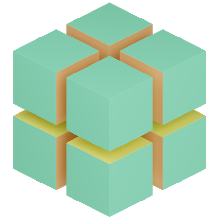 3 D Cube  3D Icon