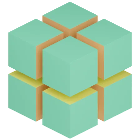 3 D Cube  3D Icon