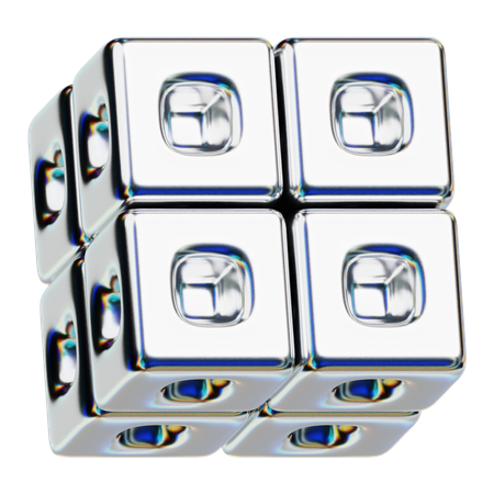 3 D Cube  3D Icon