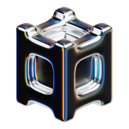 3 D Cube  3D Icon