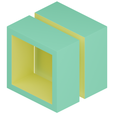 3 D Cube  3D Icon