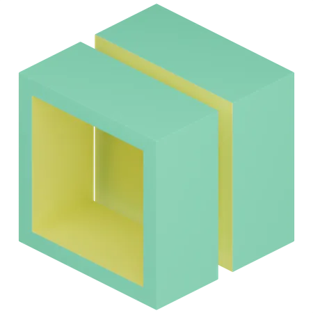 3 D Cube  3D Icon