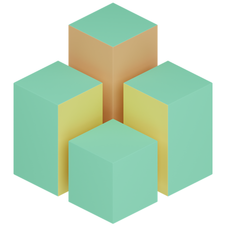 3 D Cube  3D Icon