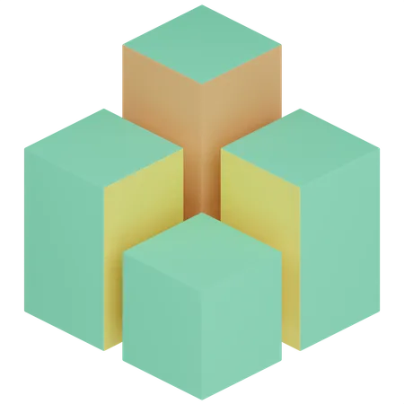 3 D Cube  3D Icon