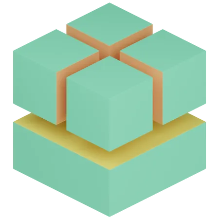 3 D Cube  3D Icon