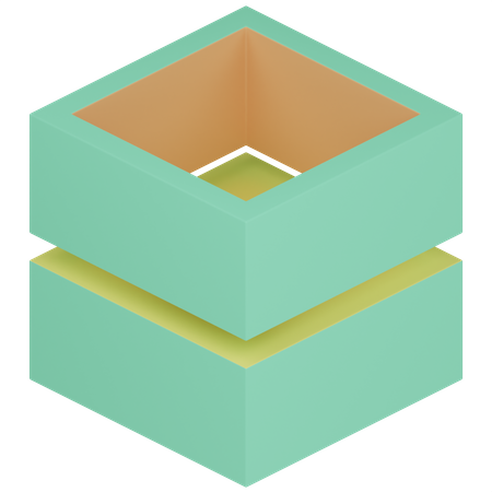 3 D Cube  3D Icon