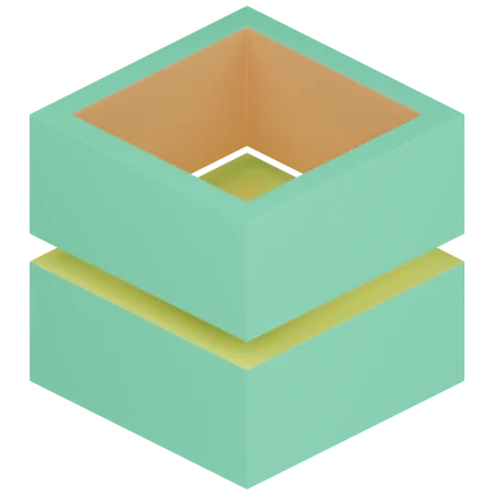 3 D Cube  3D Icon