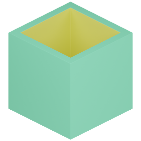 3 D Cube  3D Icon