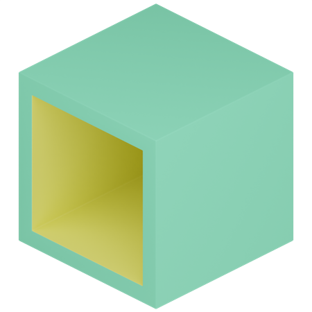 3 D Cube  3D Icon