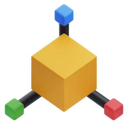 3 D Cube  3D Icon