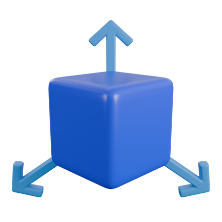 3 D Cube  3D Icon