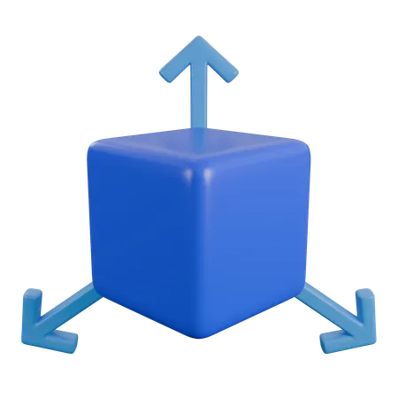 3 D Cube  3D Icon