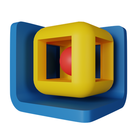 3 D Cube  3D Icon