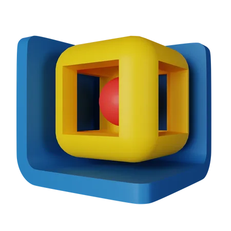 3 D Cube  3D Icon