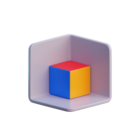 3 D Cube  3D Icon