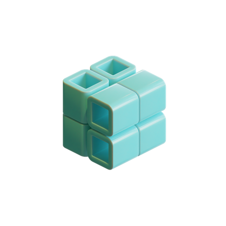 3 D Cube  3D Icon