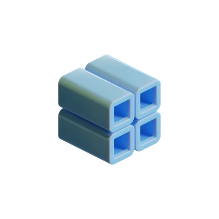 3 D Cube  3D Icon