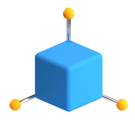 3 D Cube  3D Icon