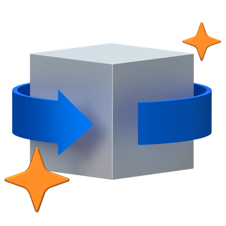 3 D Cube  3D Icon