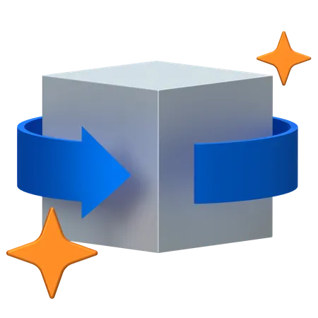 3 D Cube  3D Icon