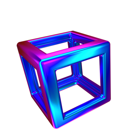 3 D Cube  3D Icon