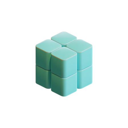 3 D Cube  3D Icon