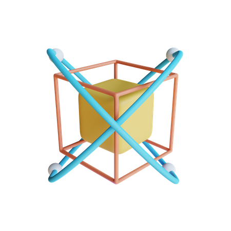 3 D Cube  3D Icon