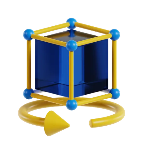 3 D Cube  3D Icon