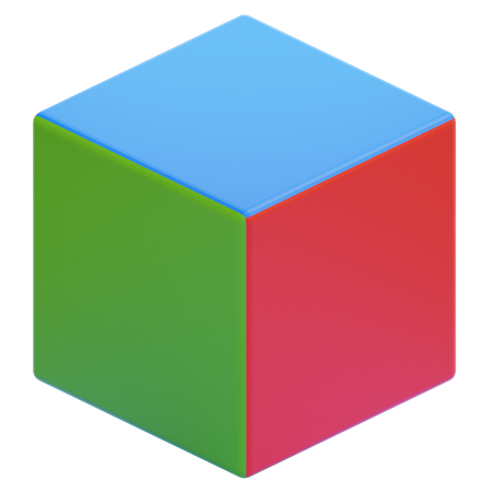 3 D Cube  3D Icon