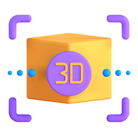 3 D Cube  3D Icon