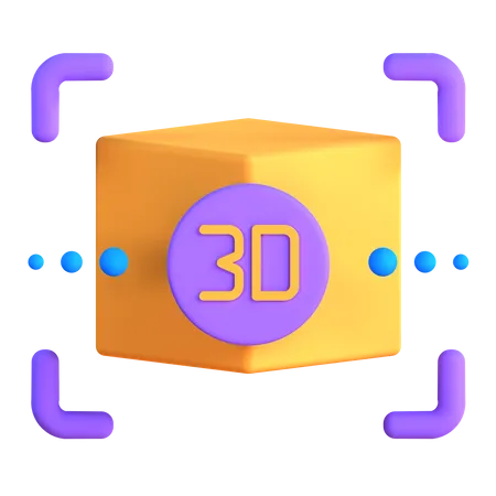 3 D Cube  3D Icon