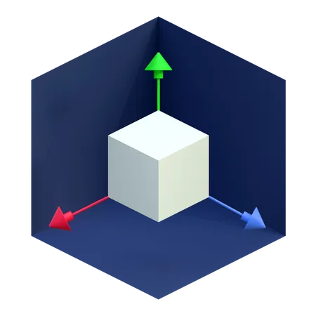 3 D Cube  3D Icon