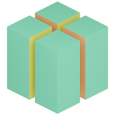 3 D Cube  3D Icon