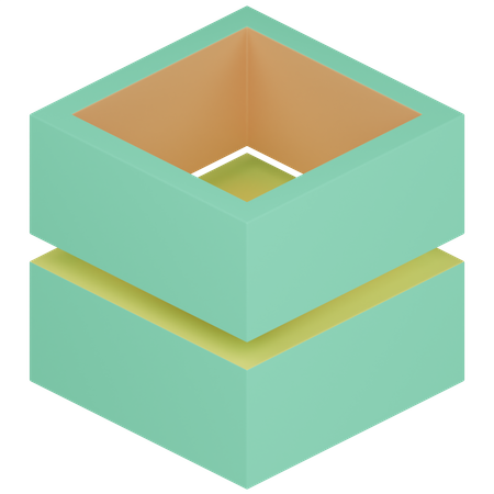 3 D Cube  3D Icon