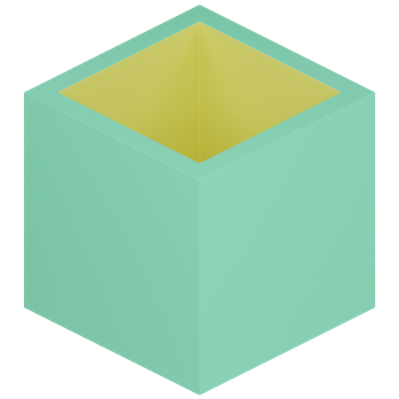 3 D Cube  3D Icon