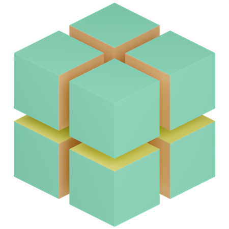 3 D Cube  3D Icon