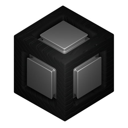 3 D Cube Abstract Shape  3D Icon