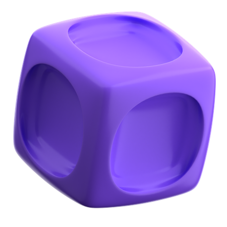 3 D Cube Abstract Shapes  3D Icon